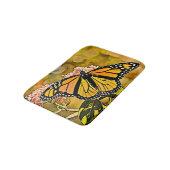 Monarch Vlinder Tuin Kunst Badmat (Gekanteld)