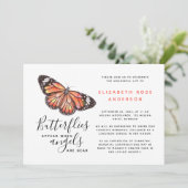 Monarch Vlinder Viering van het Leven Memorial Kaart (Staand voorkant)