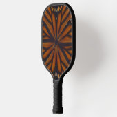 Monarch vlinder vleugels cirkelvormig patroon clos pickleball paddle (Links)