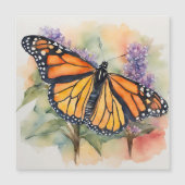 Monarch Vlinder Waterverf Print (Voorkant)