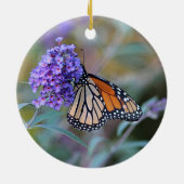 Monarch-vlinderprofiel Keramisch Ornament (Achterkant)