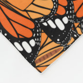 Monarch vlinders fleece deken (Hoek)