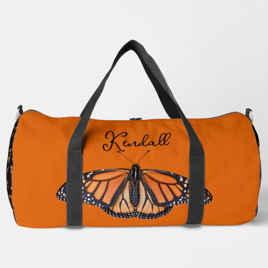 Monarch vlinders gepersonaliseerd plunjezak (Voorkant)