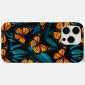 Monarch vlinders gepersonaliseerde iPhone case (Achterkant (horizontaal))