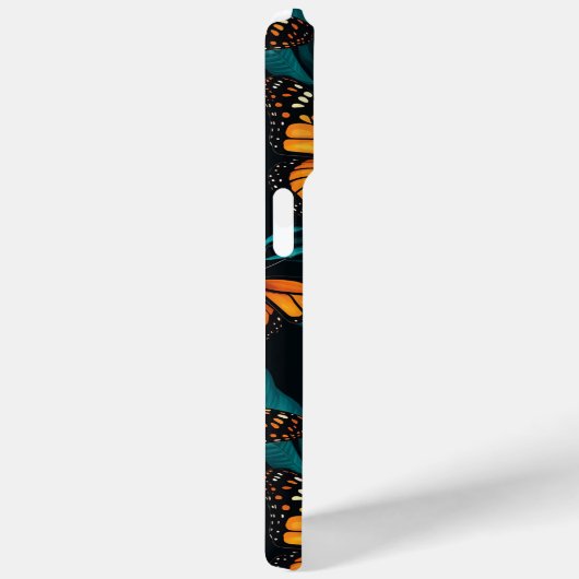 Monarch vlinders gepersonaliseerde iPhone case (Achterkant / Rechts)
