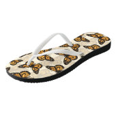 Monarch vlinders teenslippers (Schuin)