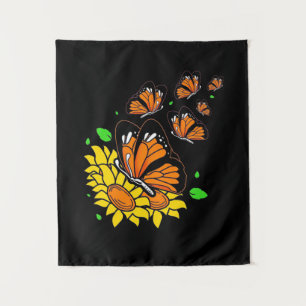 Monarch Vlinders Wandkleed