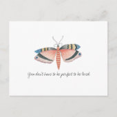 Monarch  Waterverf vlinder Briefkaart (Voorkant)