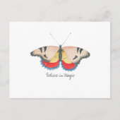 Monarch  Waterverf vlinder Briefkaart (Voorkant)