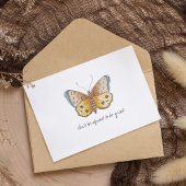 Monarch  Waterverf vlinder Briefkaart