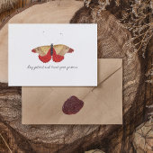 Monarch Waterverf vlinder Briefkaart