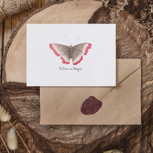 Monarch Waterverf vlinder Briefkaart