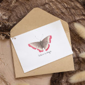 Monarch Waterverf vlinder Briefkaart