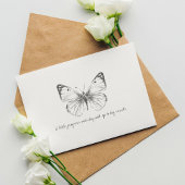 Monarch  Waterverf vlinder Briefkaart