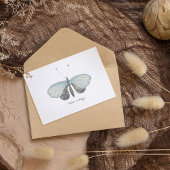 Monarch  Waterverf vlinder Briefkaart