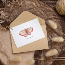 Monarch Waterverf vlinder