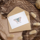 Monarch  Waterverf vlinder Briefkaart