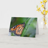 Monarch Wenskaart Kaart (Gele Bloem)