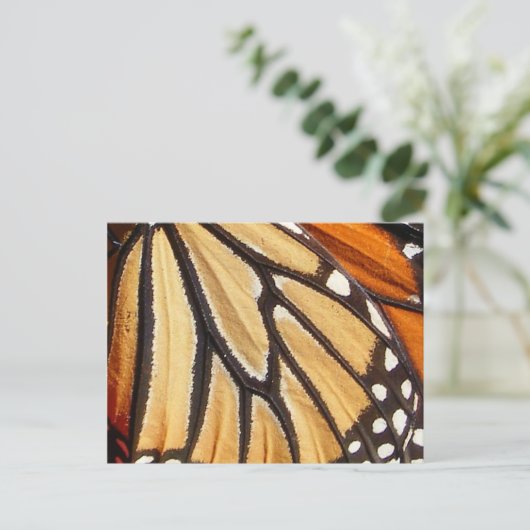 Monarch Wing ~ briefkaart (Staand voorkant)
