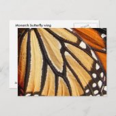Monarch Wing ~ briefkaart (Voorkant / Achterkant)