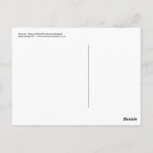 Monarchansichtkaart Briefkaart (Achterkant)
