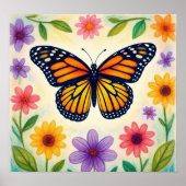 MonarchDaisyGarden Poster (Voorkant)