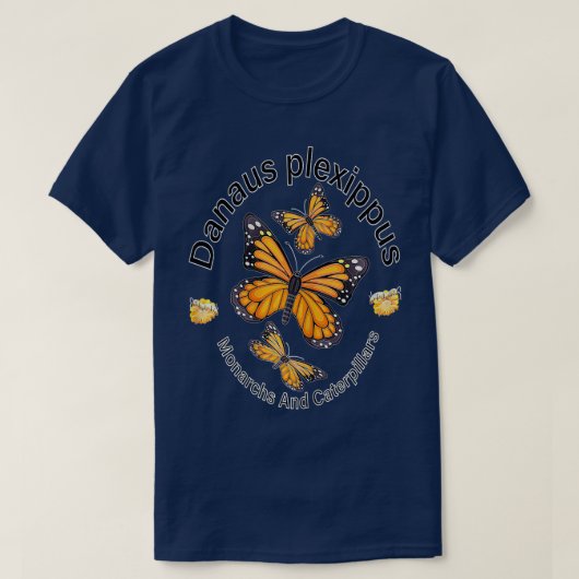 Monarchen en rupsen, van vlinderbloemigen en van g t-shirt (Design voorkant)