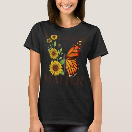 Monarchen Matter Monarch Vlinder Plant Milkweed T-shirt (Voorkant)