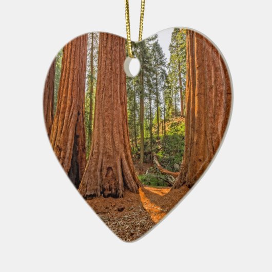 Monarchen van het bos keramisch ornament (Links)