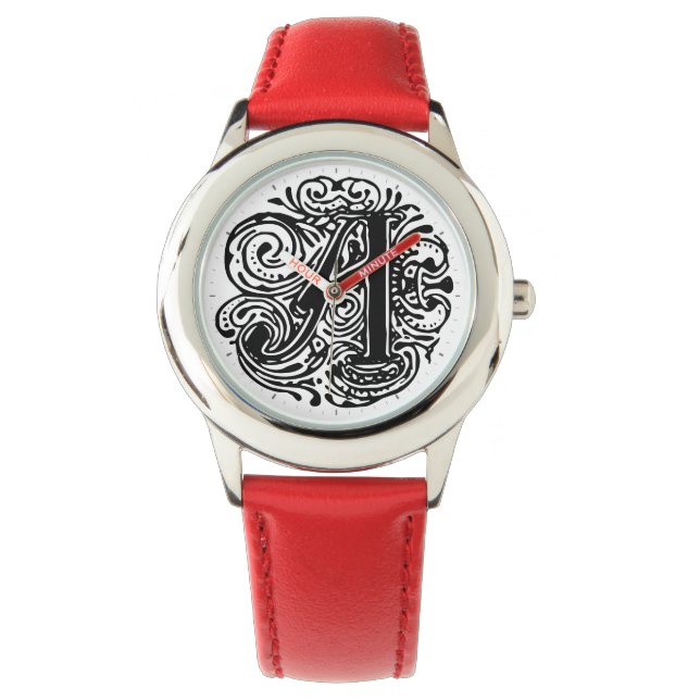 Monarchia Black Letter "A" Horloge (Voorkant)