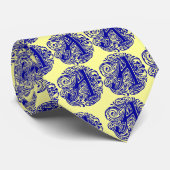 Monarchia Blue "A" Stropdas (Opgerold)