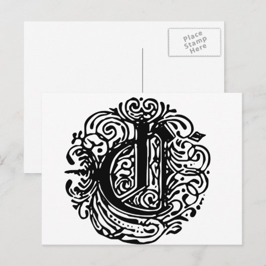 Monarchia "C" Briefkaart (Voorkant / Achterkant)