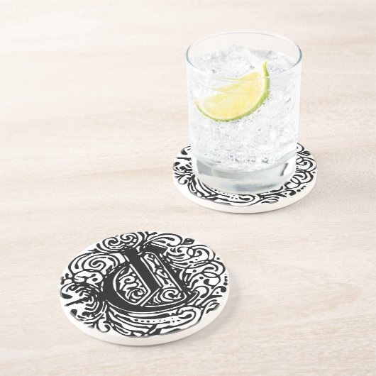 Monarchia "C" Zandsteen Onderzetter (Zijkant)