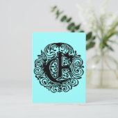 Monarchia "E" Briefkaart (Staand voorkant)