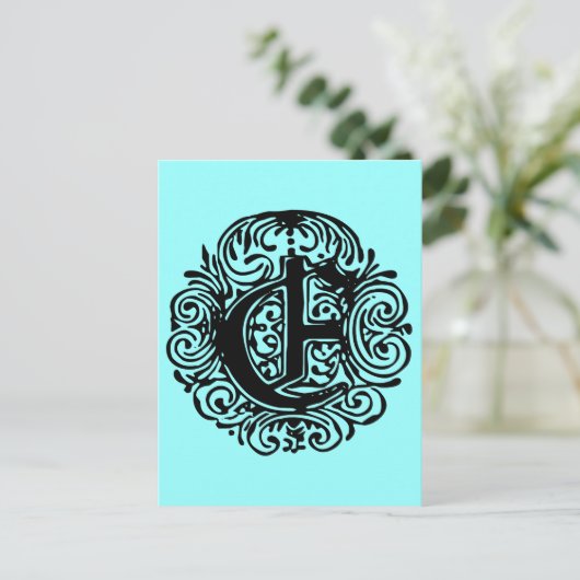 Monarchia "E" Briefkaart (Staand voorkant)