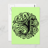 Monarchia "F" Briefkaart (Voorkant / Achterkant)