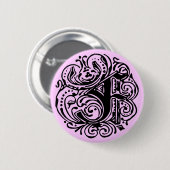 Monarchia "F" Ronde Button 5,7 Cm (Voorkant /achterkant)