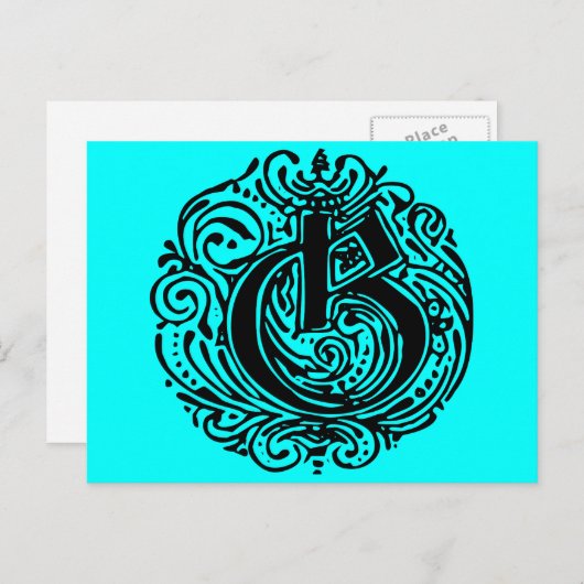 Monarchia "G" Briefkaart (Voorkant / Achterkant)