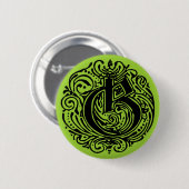 Monarchia "G" Ronde Button 5,7 Cm (Voorkant /achterkant)