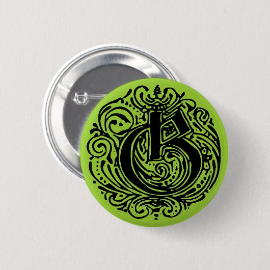 Monarchia "G" Ronde Button 5,7 Cm (Voorkant /achterkant)