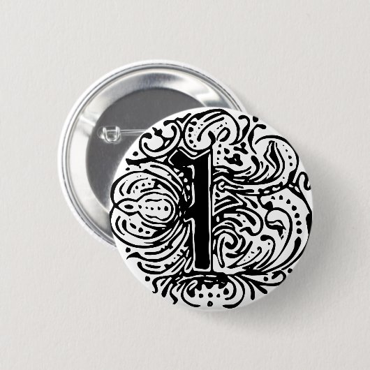 Monarchia "I" Ronde Button 5,7 Cm (Voorkant /achterkant)