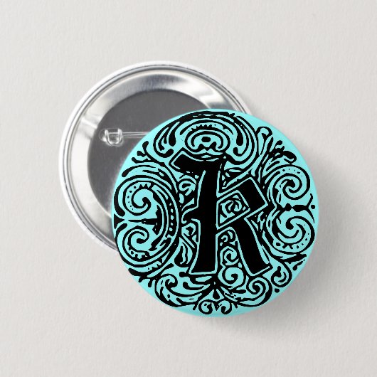 Monarchia "K" Ronde Button 5,7 Cm (Voorkant /achterkant)
