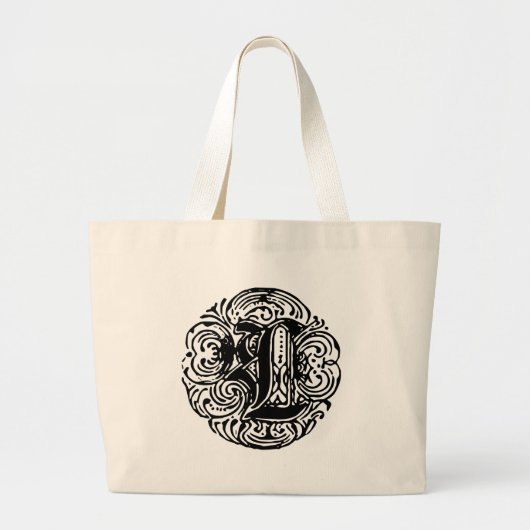 Monarchia "L" Grote Tote Bag (Voorkant)