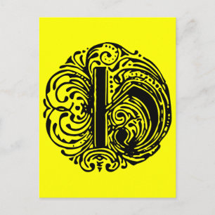 Monarchia Letter "H" Briefkaart