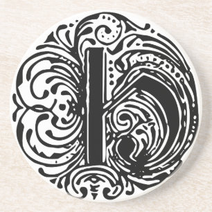 Monarchia Letter "H" Zandsteen Onderzetter