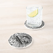 Monarchia Letter "H" Zandsteen Onderzetter (Zijkant)