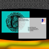 Monarchia lettertype "U" Letter-Briefkaart Briefkaart