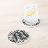 Monarchia "M" Zandsteen Onderzetter (Zijkant)