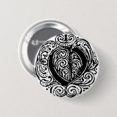 Monarchia "O" Ronde Button 5,7 Cm (Voorkant /achterkant)