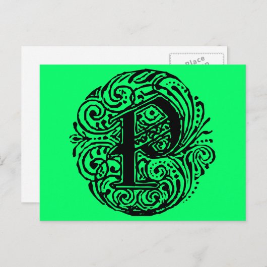 Monarchia "P" Briefkaart (Voorkant / Achterkant)